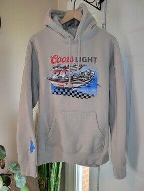 STLHD Men’s X Coors Light Fast Lane Premium Hoodie, Size Mens XLarge
